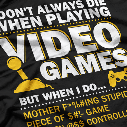 Playing Video Games Gamer T-Shirt