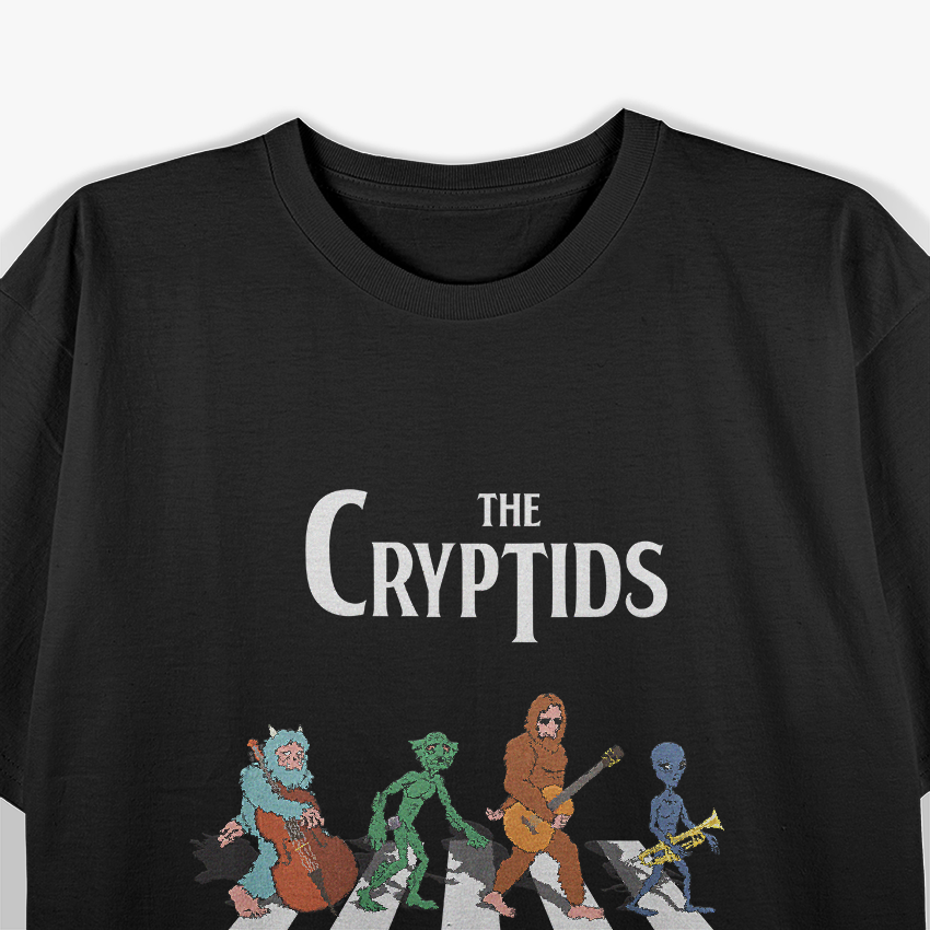The Cryptids Mysterious Creatures from Myth and Legend T-Shirt
