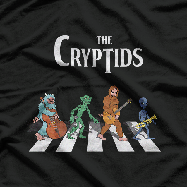 The Cryptids Mysterious Creatures from Myth and Legend T-Shirt