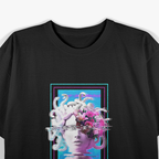 Vaporwave Medusa - Glitch Aesthetic Meets Japanese Otaku Style T-Shirt