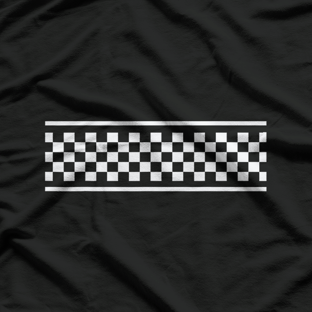 White Checker Pattern - Classic Checkerboard T-Shirt