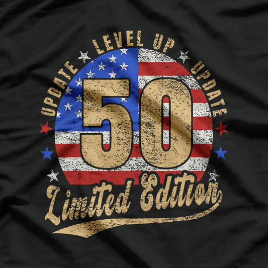 50th Birthday Limited Edition Vintage Retro USA T-Shirt