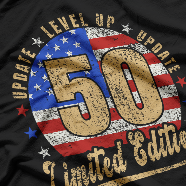 50th Birthday Limited Edition Vintage Retro USA T-Shirt