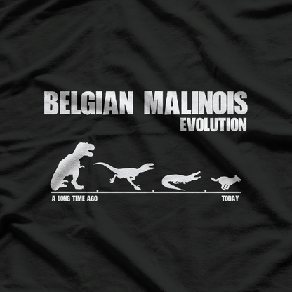 Belgian Malinois Evolution Funny Smart Dog Owner Gift T-Shirt