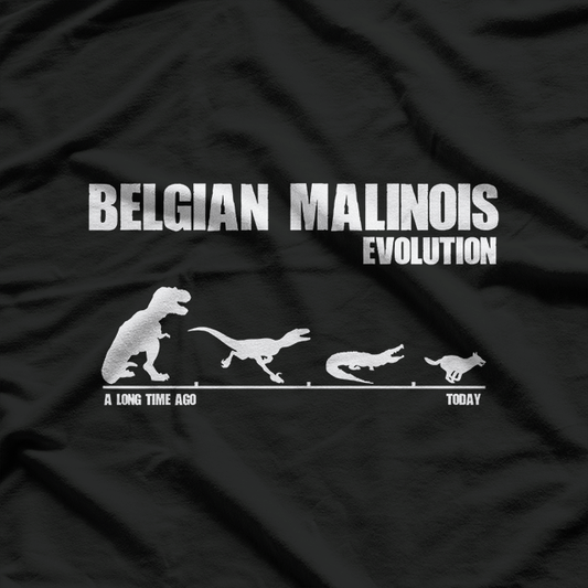 Belgian Malinois Evolution Funny Smart Dog Owner Gift T-Shirt