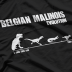 Belgian Malinois Evolution Funny Smart Dog Owner Gift T-Shirt