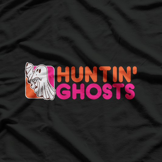 Hunting Ghosts Paranormal Investigator Ghost Hunter Spooky T-Shirt