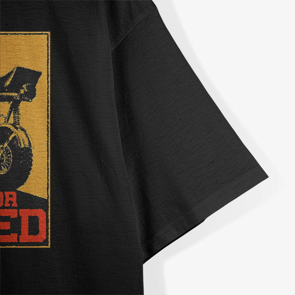 Built For Speed: Bold Motorcycle Rider T-Shirt