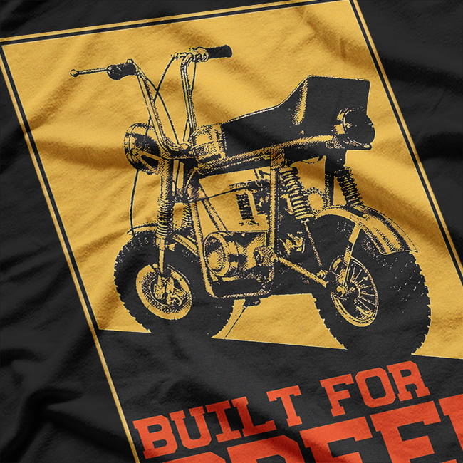 Built For Speed: Bold Motorcycle Rider T-Shirt