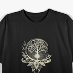 Mandala Lotus - Unalome Tree of Life Spiritual T-Shirt