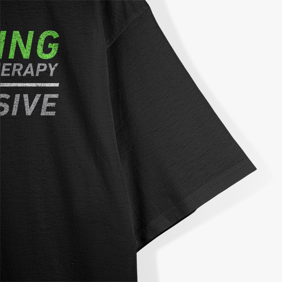 Running Therapy Funny Marathon Racer Humor Workout T-Shirt