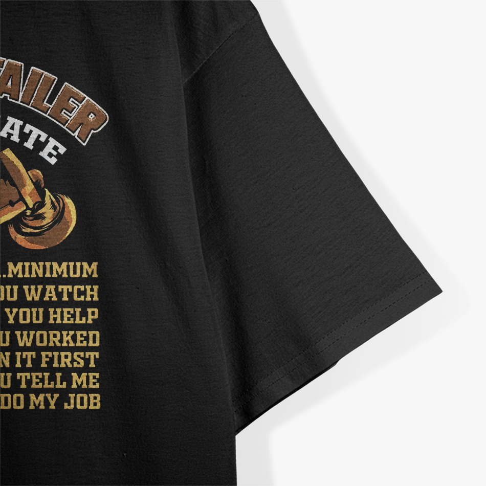 Auto Detailer Hourly Rate - Car Detailing T-Shirt