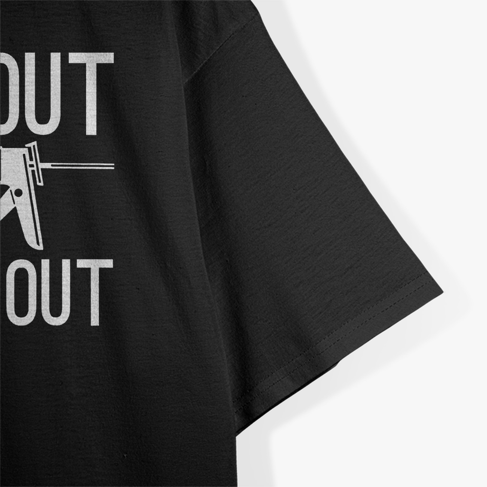 Construction Worker Gift, Rock Out With Your Caulk Out T-Shirt