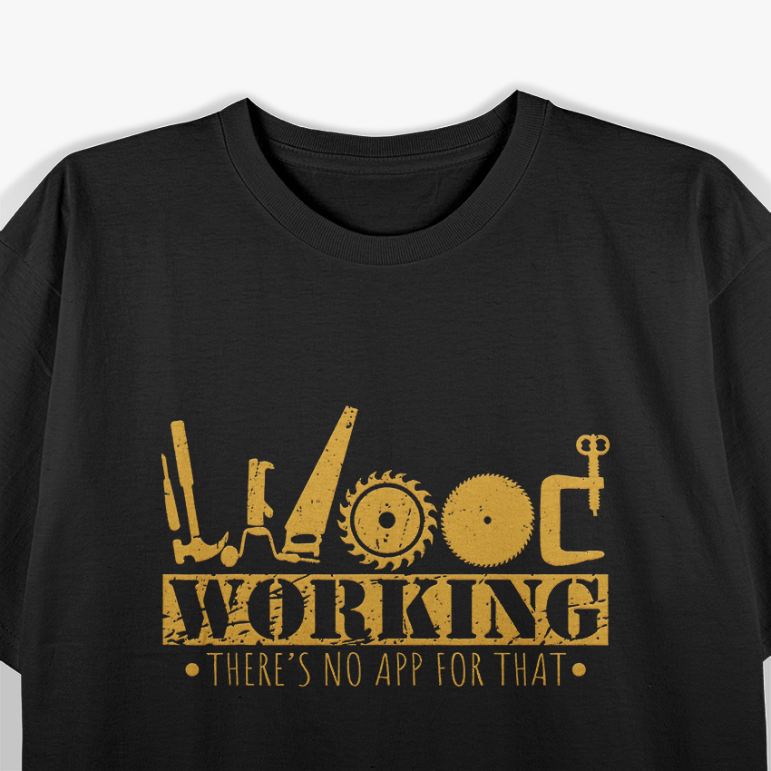 Contractor Gift Woodworking Tools Wood Worker T-Shirt