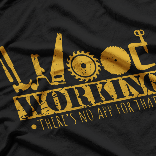 Contractor Gift Woodworking Tools Wood Worker T-Shirt