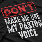 Funny Pastor Christian Preacher Priest Church Humor T-Shirt