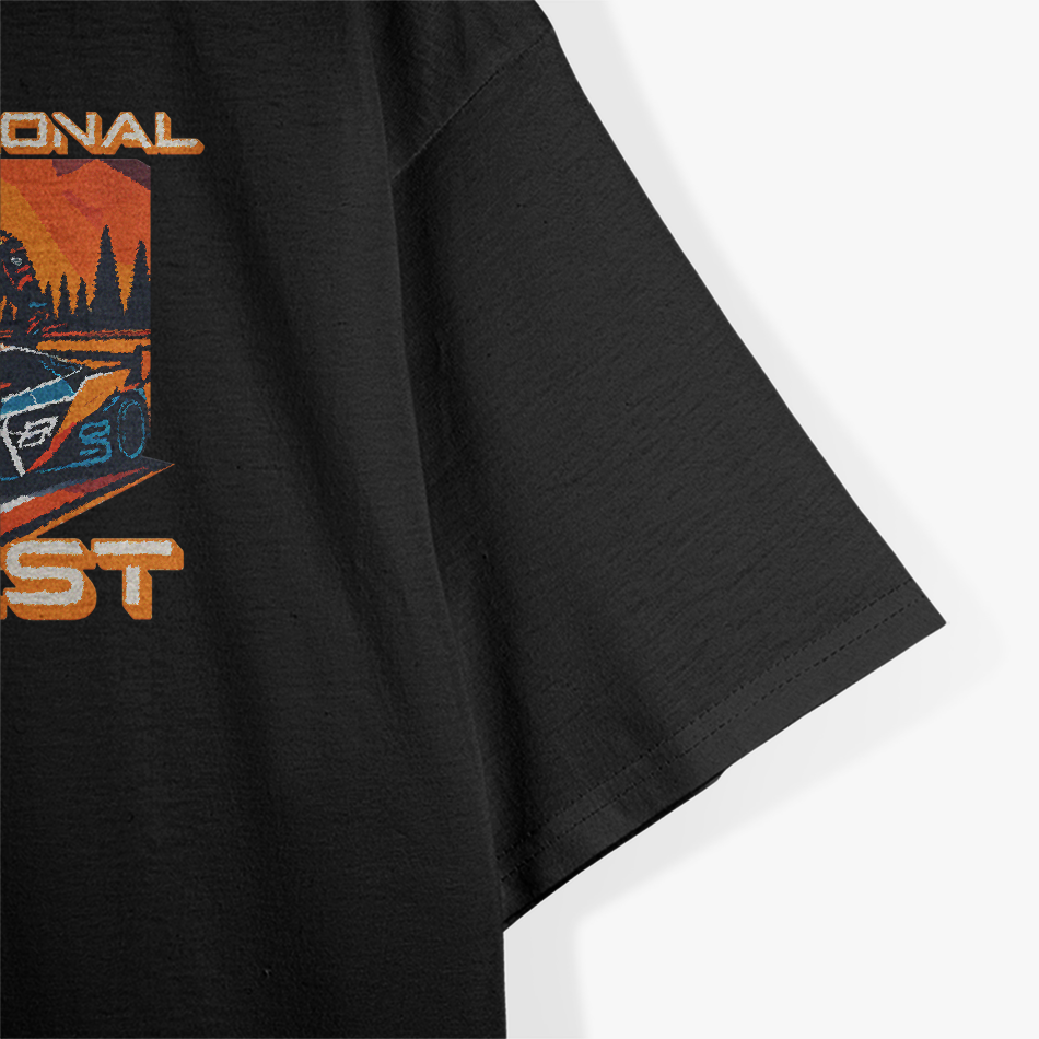 Professional Racist Funny Race Car Driver Parody Motorsports T-Shirt