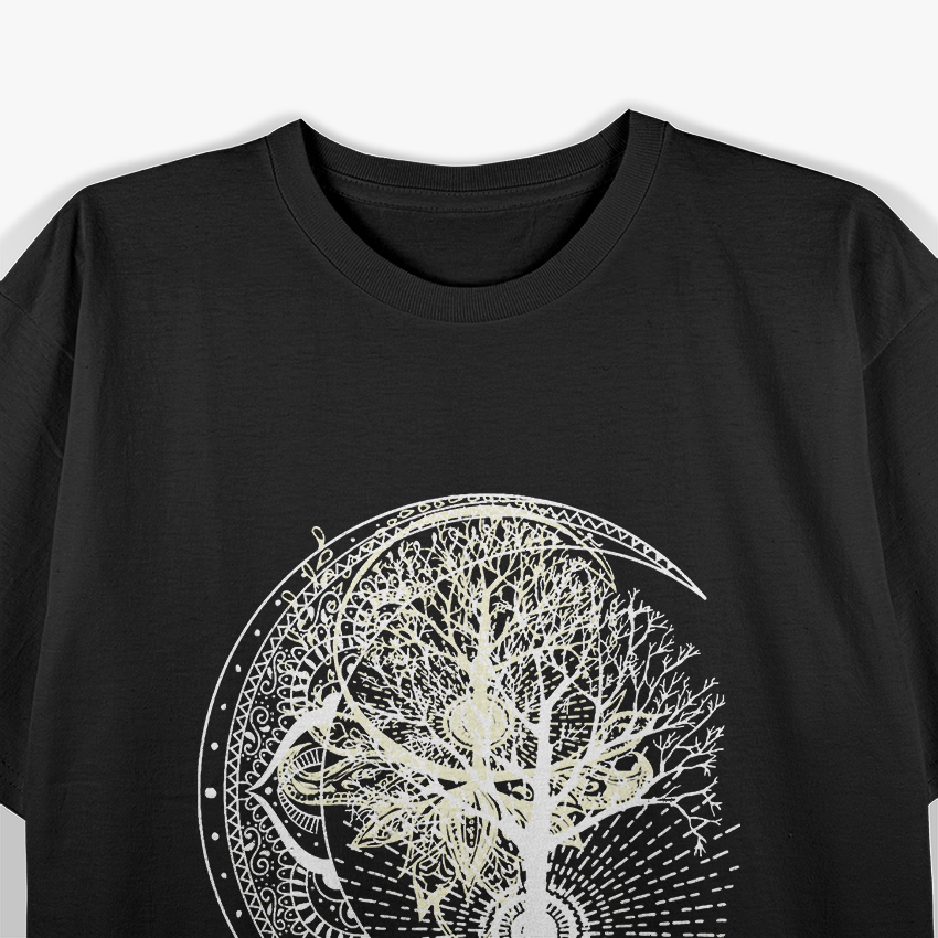 Mandala Tree of Life - Intricate Tattoo-Style T-Shirt