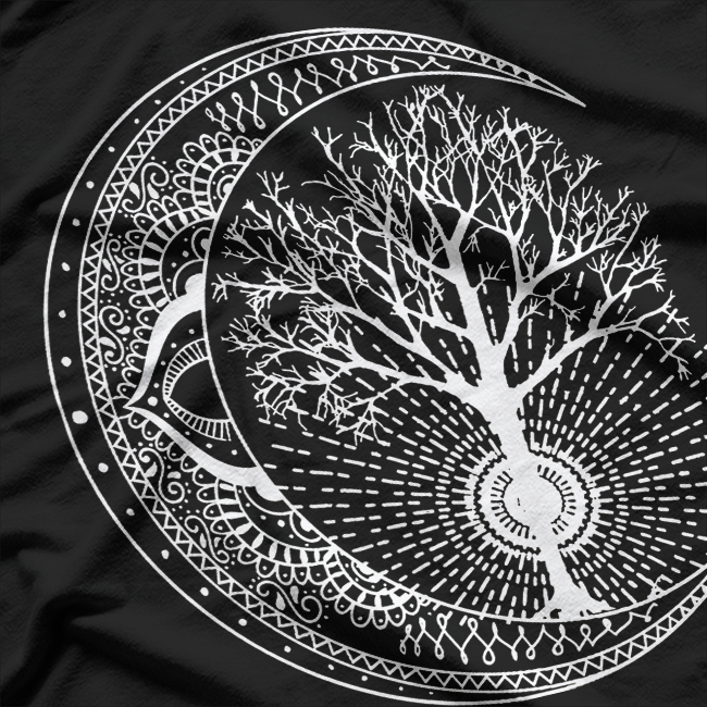 Mandala Tree of Life - Intricate Tattoo-Style T-Shirt