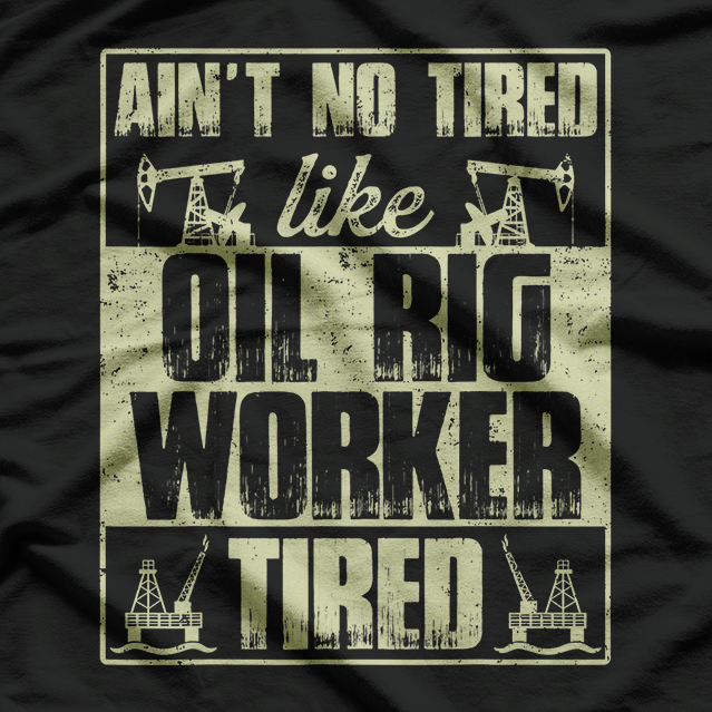 Oilfield Worker USA American T-Shirt