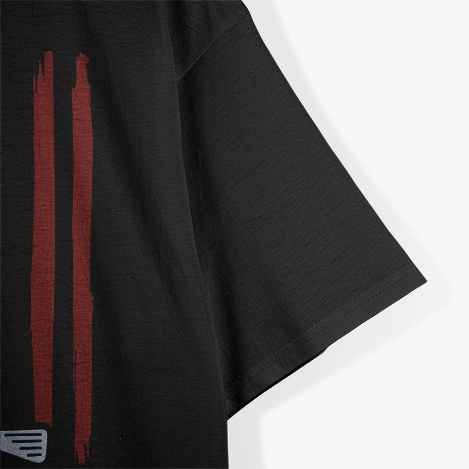 Retro American Flag Golf T-Shirt