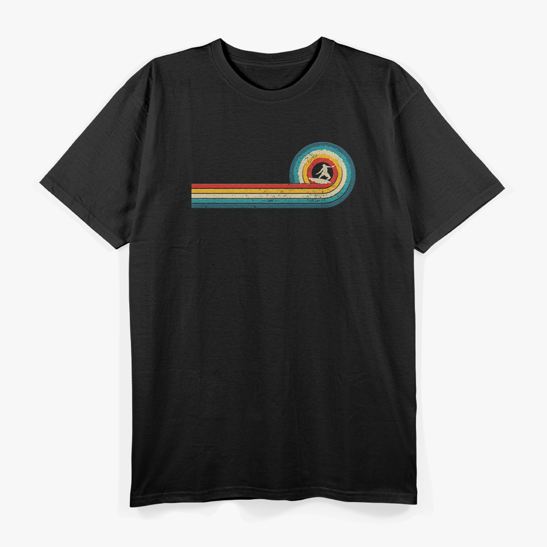 Retro Wave Rider Surfing Vibes T-Shirt