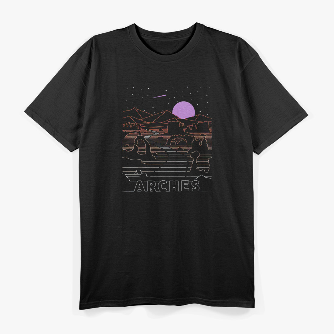 Arches Retro Minimalist Aesthetic T-Shirt