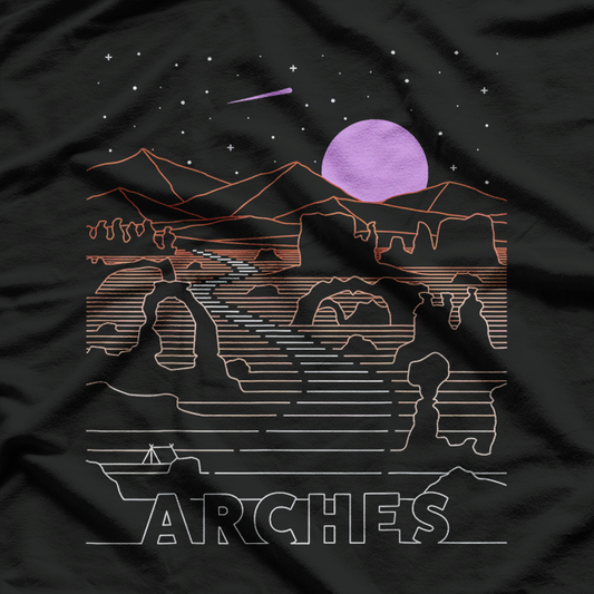 Arches Retro Minimalist Aesthetic T-Shirt