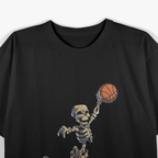 Basketball Skeleton Dunking Hoop T-Shirt