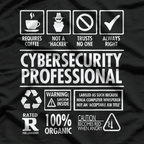 Cybersecurity Professional Funny Job T-Shirt