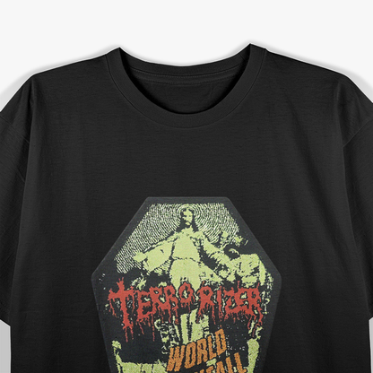 Retro Terrorizer World Downfall Grindcore Metal Inspired T-Shirt