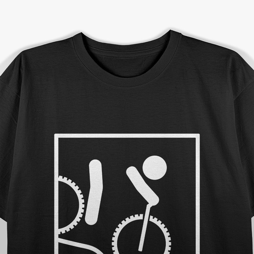 Downhill Pictogram - Thrilling Downhill Cycling T-Shirt