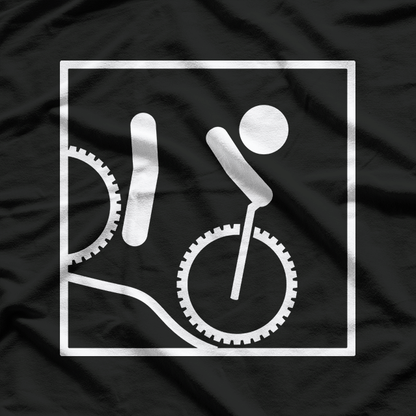 Downhill Pictogram - Thrilling Downhill Cycling T-Shirt