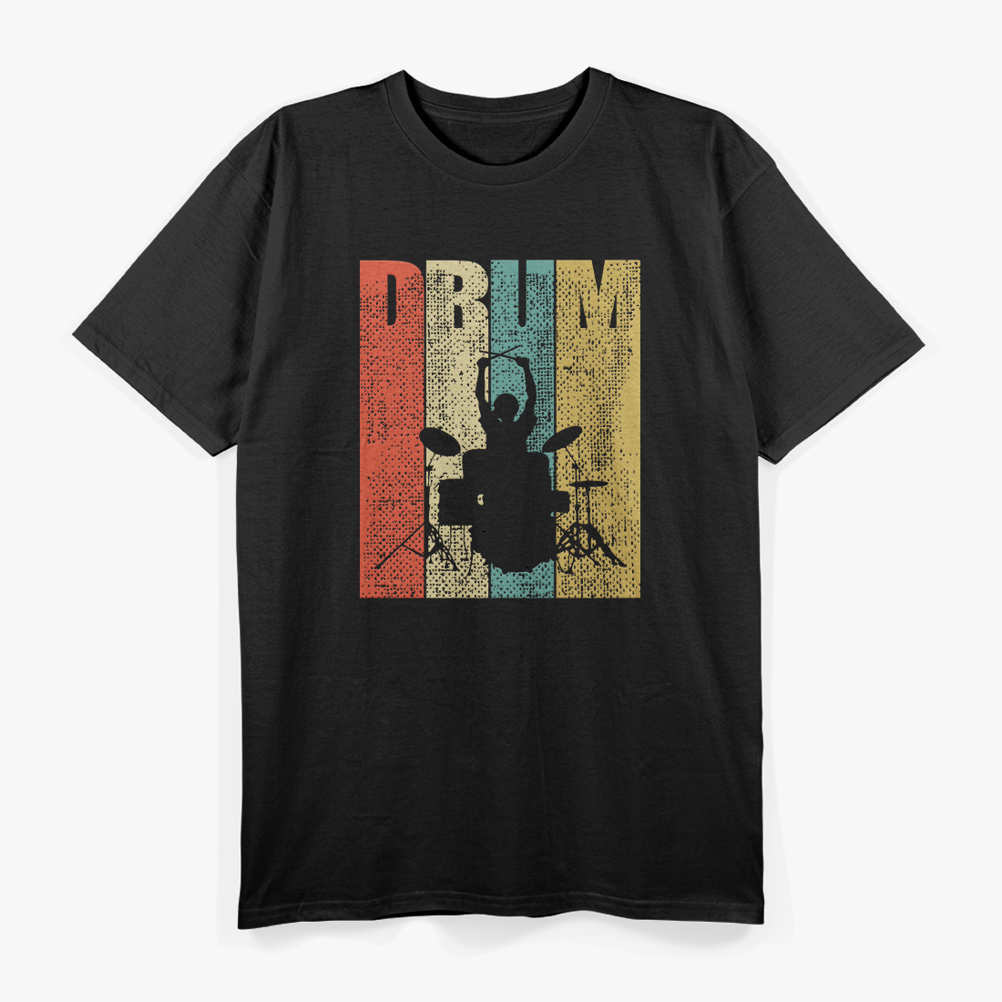 Retro Drum Kit: Cool Drummer Beat Lover T-Shirt