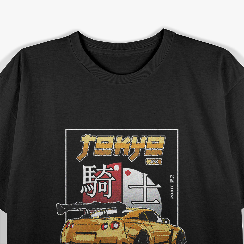 Japanese Car Tokyo Funny Auto Racing Tuner Car Lover T-Shirt