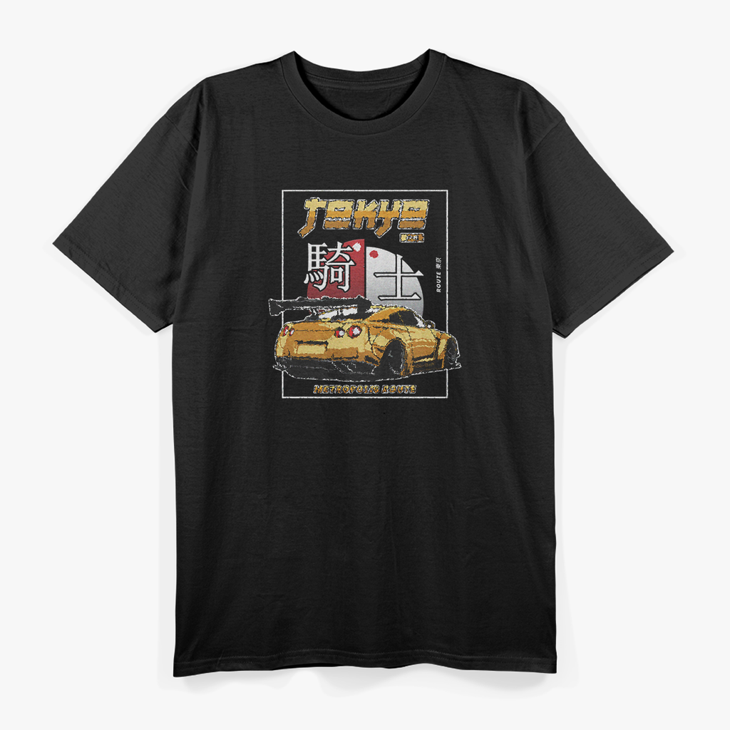Japanese Car Tokyo Funny Auto Racing Tuner Car Lover T-Shirt