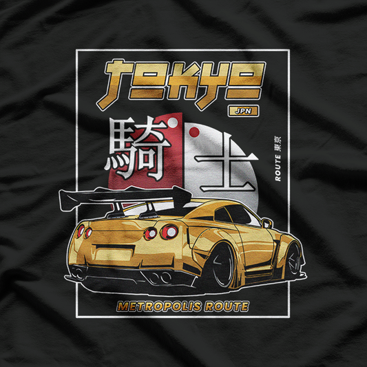 Japanese Car Tokyo Funny Auto Racing Tuner Car Lover T-Shirt