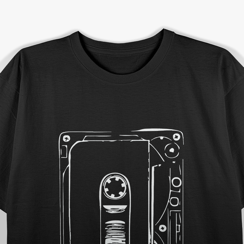 Love Retro Mixtape 80's Blank Cassette Tape T-Shirt