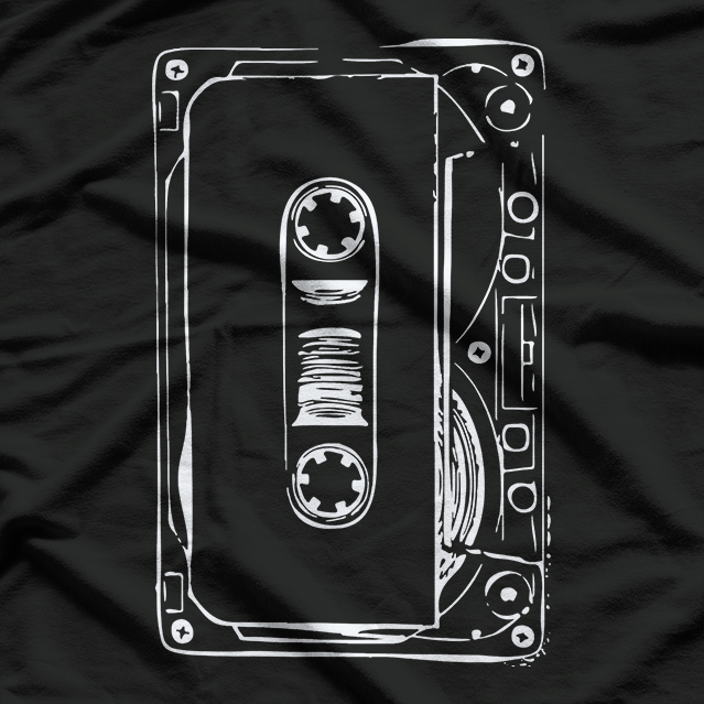 Love Retro Mixtape 80's Blank Cassette Tape T-Shirt