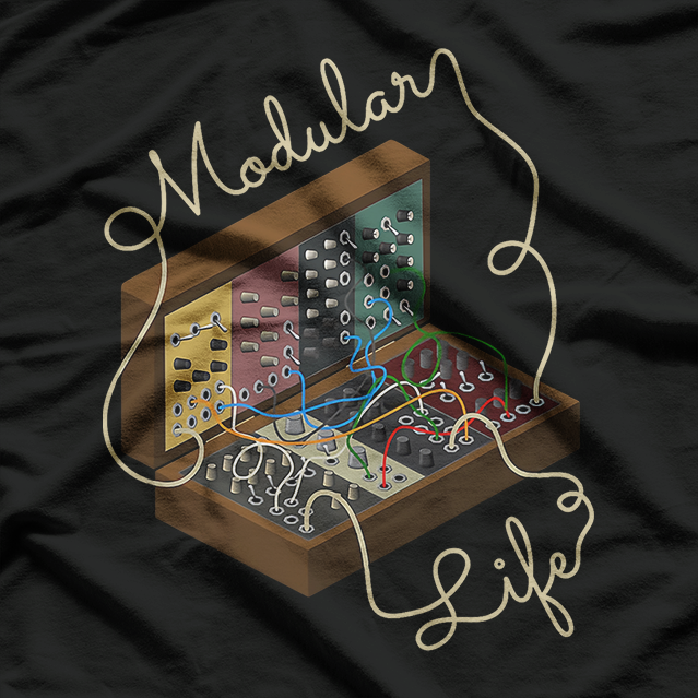 Modular Synthesizer Retro Electronic Music T-Shirt