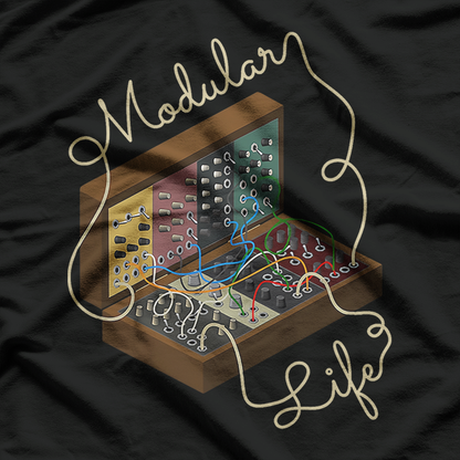 Modular Synthesizer Retro Electronic Music T-Shirt