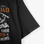 Most People Never Meet Their Heroes Proud Dad Navy T-Shirt
