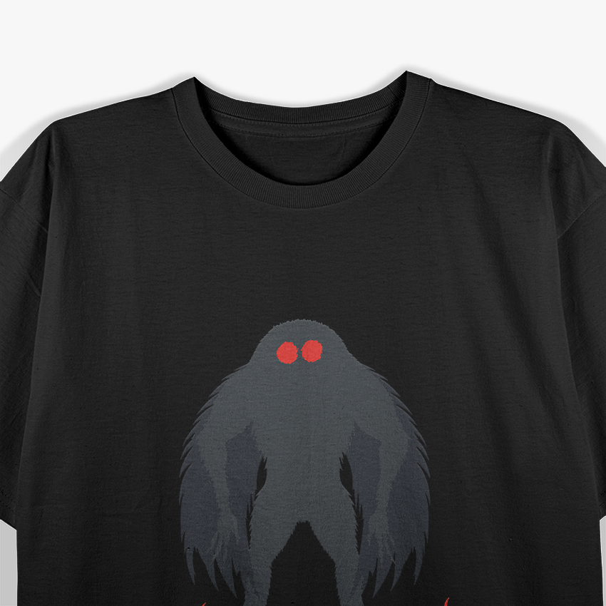 Mothman Silhouette - Cool Cryptid Vibes T-Shirt