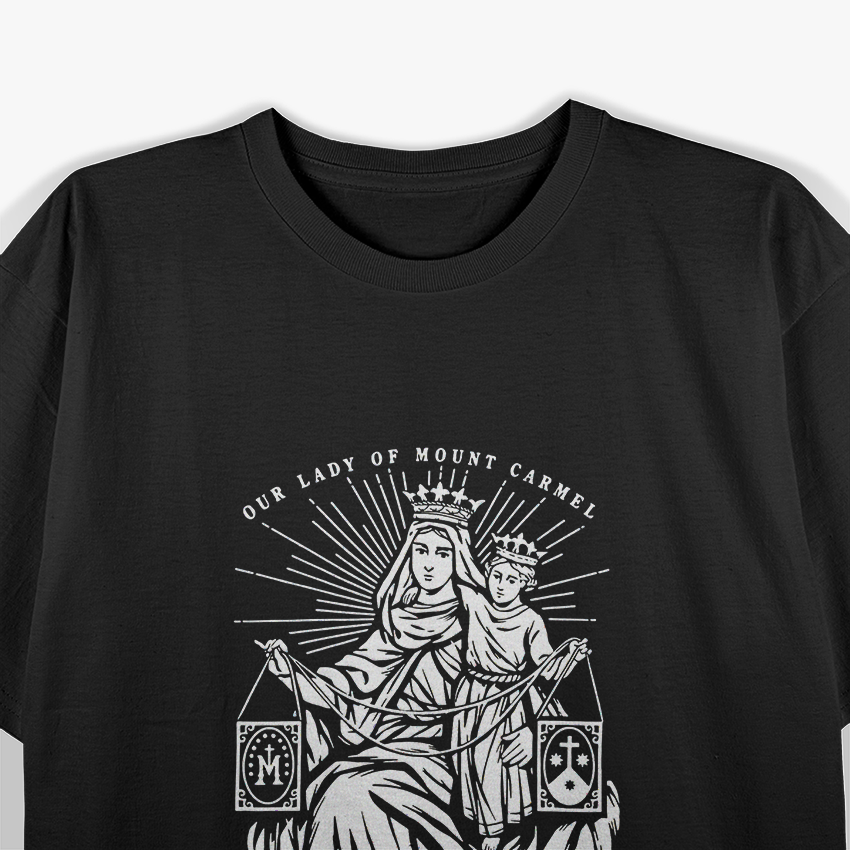 Our Lady of Mount Carmel Catholic Faith T-Shirt