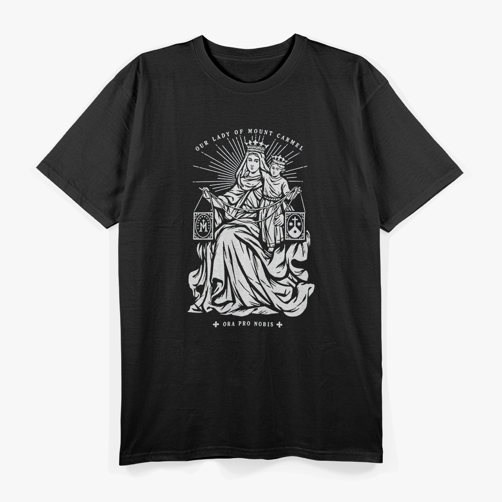 Our Lady of Mount Carmel Catholic Faith T-Shirt