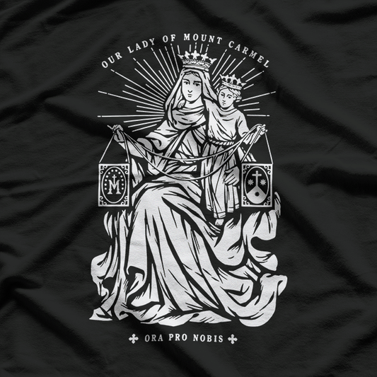 Our Lady of Mount Carmel Catholic Faith T-Shirt