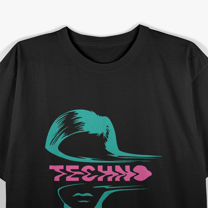 Techno Music - Retro Design for Techno Fans and Musicians T-Shirt