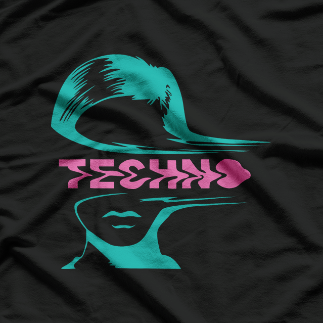 Techno Music - Retro Design for Techno Fans and Musicians T-Shirt