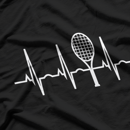 Tennis Heartbeat Player Passion for the Court Sports T-Shirt