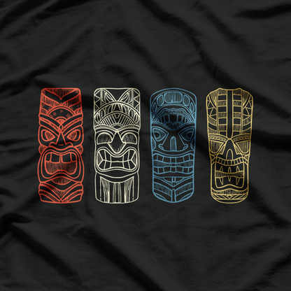 Vintage Tiki Hawaiian - Retro Island Vibes T-Shirt